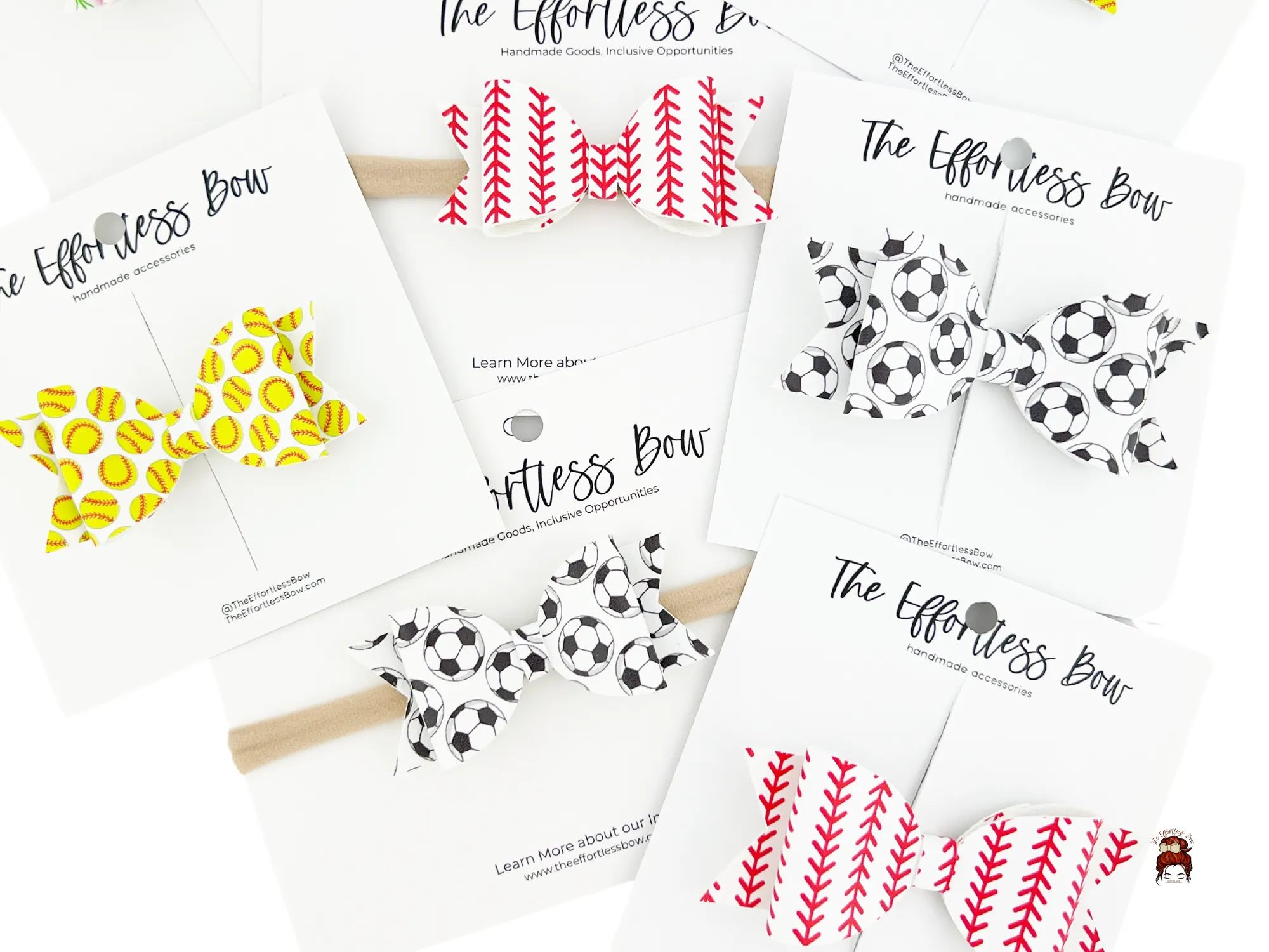 Vegan Baseball Bows