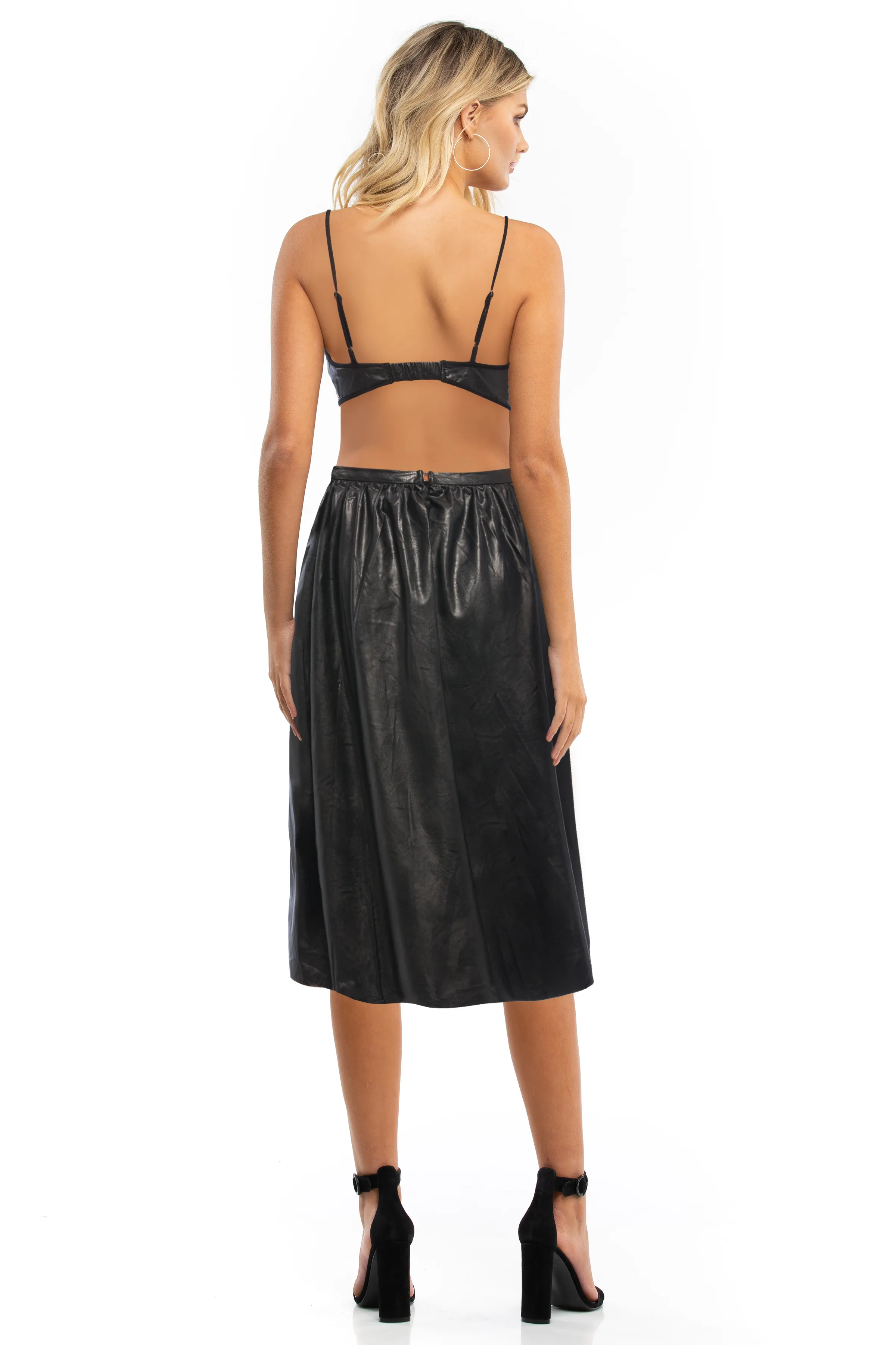 Vegan Leather Bralette