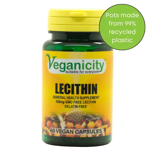 Vegan Lecithin 550mg Capsules
