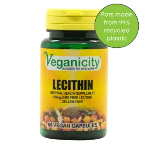 Vegan Lecithin 550mg Capsules