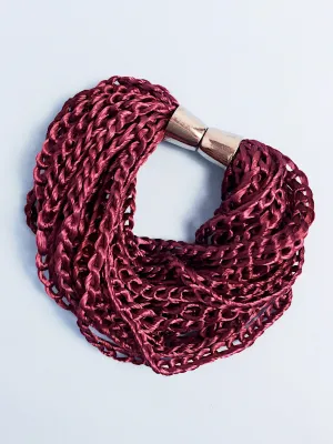 Vegan Silk Chain Bracelet