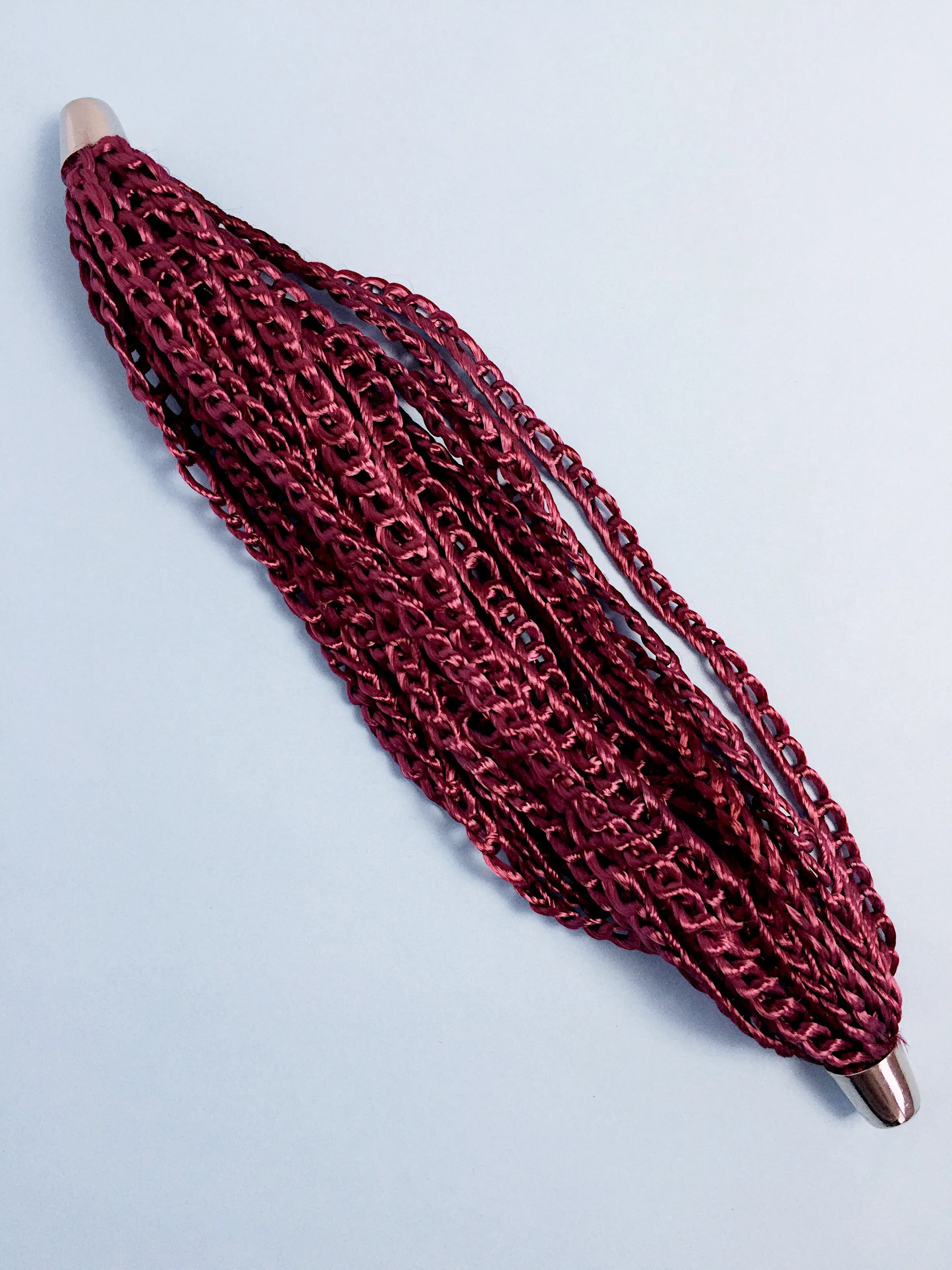 Vegan Silk Chain Bracelet