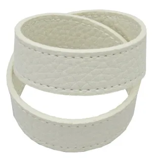 Vegan Wrap Bracelet - White