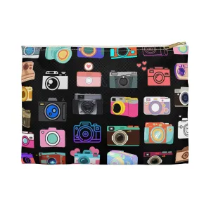 Vintage Cameras Zippered Accessory Pouch (FWS)