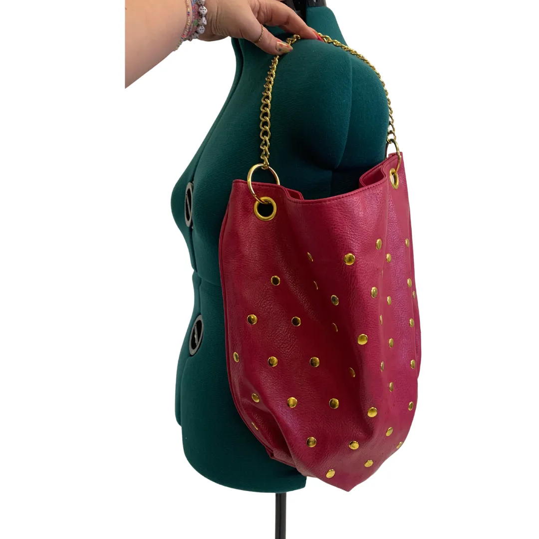 Vintage Studded Shoulder Bag