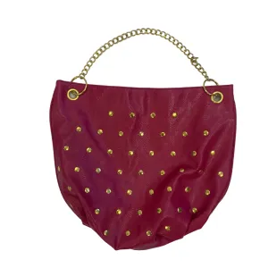 Vintage Studded Shoulder Bag