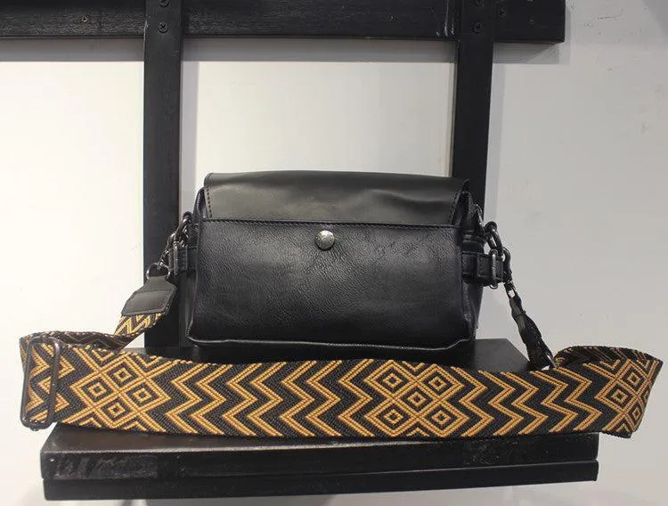 Vvsha  Christmas Gift Black Messenger Shoulder Bag
