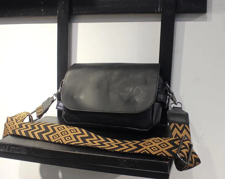 Vvsha  Christmas Gift Black Messenger Shoulder Bag