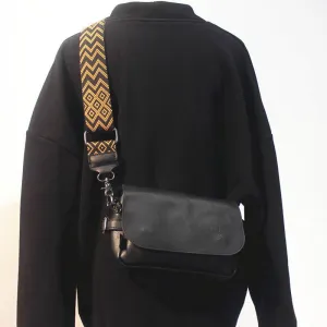 Vvsha  Christmas Gift Black Messenger Shoulder Bag