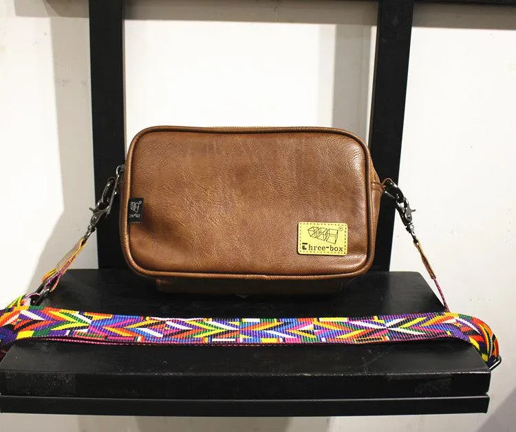 Vvsha  Christmas Gift Faux Leather Rectangular Crossbody Bag