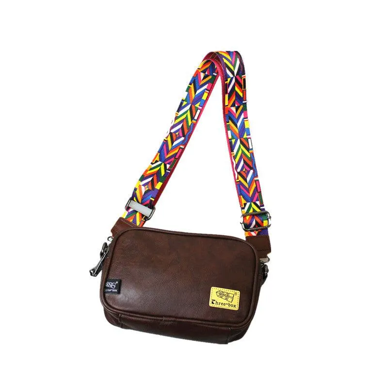 Vvsha  Christmas Gift Faux Leather Rectangular Crossbody Bag