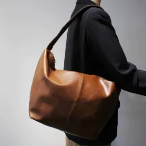 Vvsha  Christmas Gift Large Leather Hobo Bag