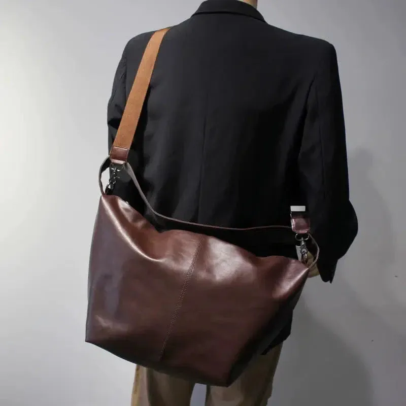Vvsha  Christmas Gift Large Leather Hobo Bag
