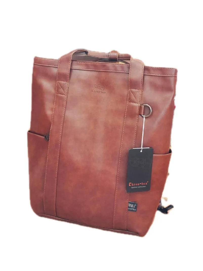 Vvsha  Christmas Gift Large Soft Leather Backpack