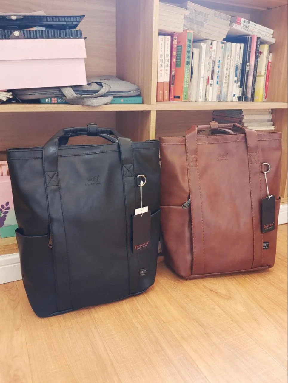 Vvsha  Christmas Gift Large Soft Leather Backpack
