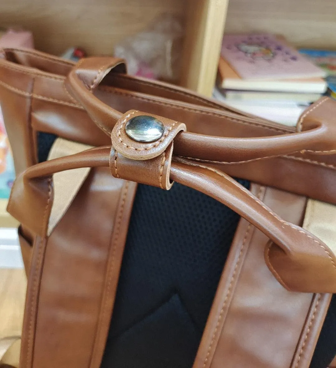 Vvsha  Christmas Gift Large Soft Leather Backpack