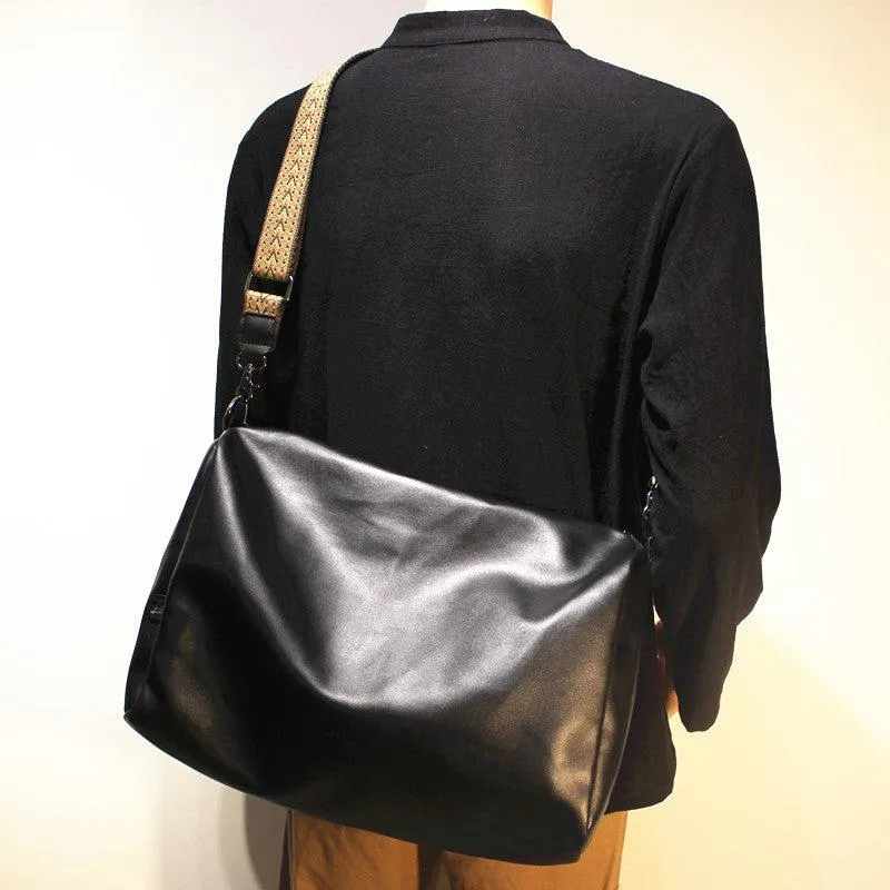 Vvsha  Christmas Gift Large Soft Leather Travel Bag
