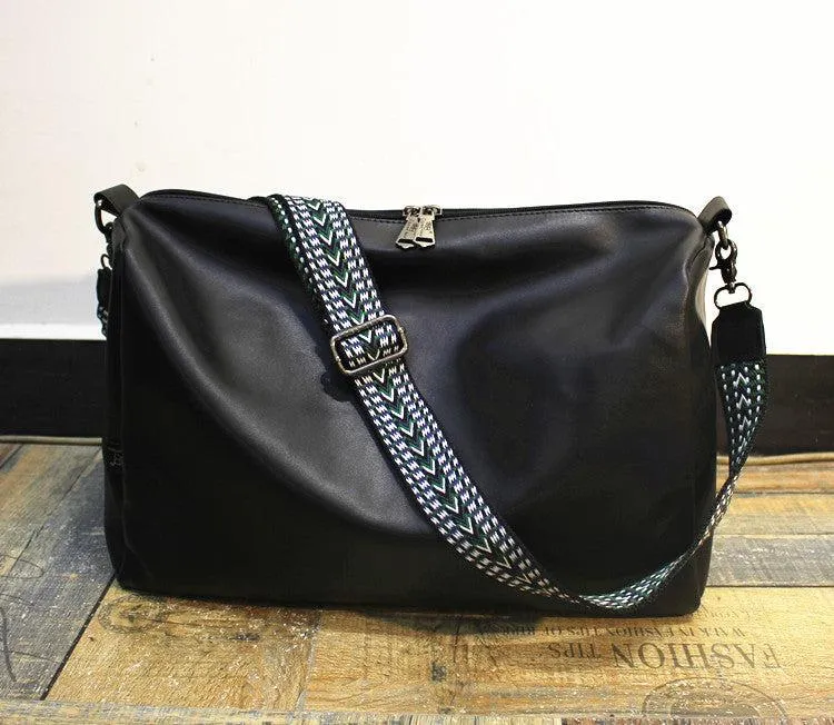 Vvsha  Christmas Gift Large Soft Leather Travel Bag