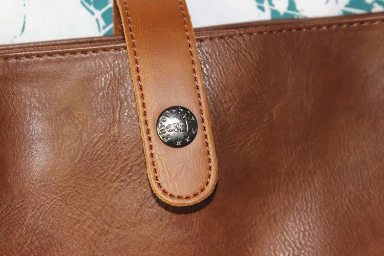 Vvsha  Christmas Gift Retro Messenger Bag