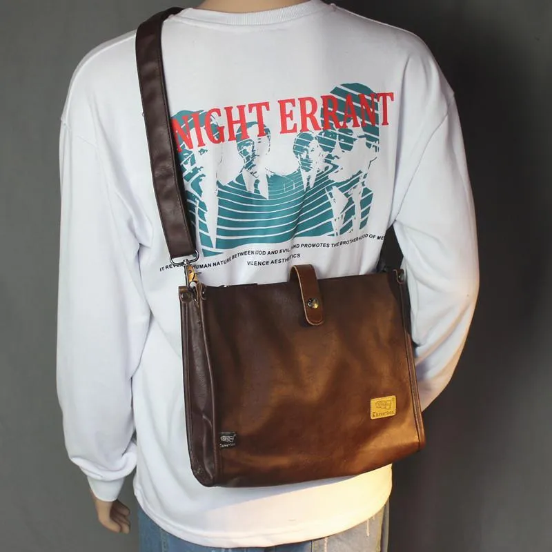 Vvsha  Christmas Gift Retro Messenger Bag