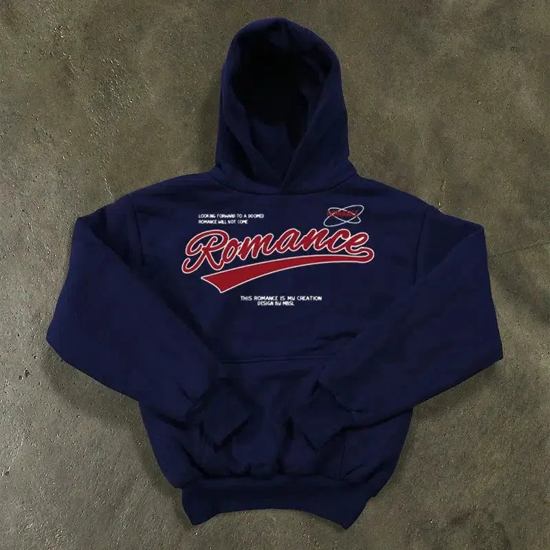 Vvsha  Christmas Gift Romance Script Graphic Hoodie