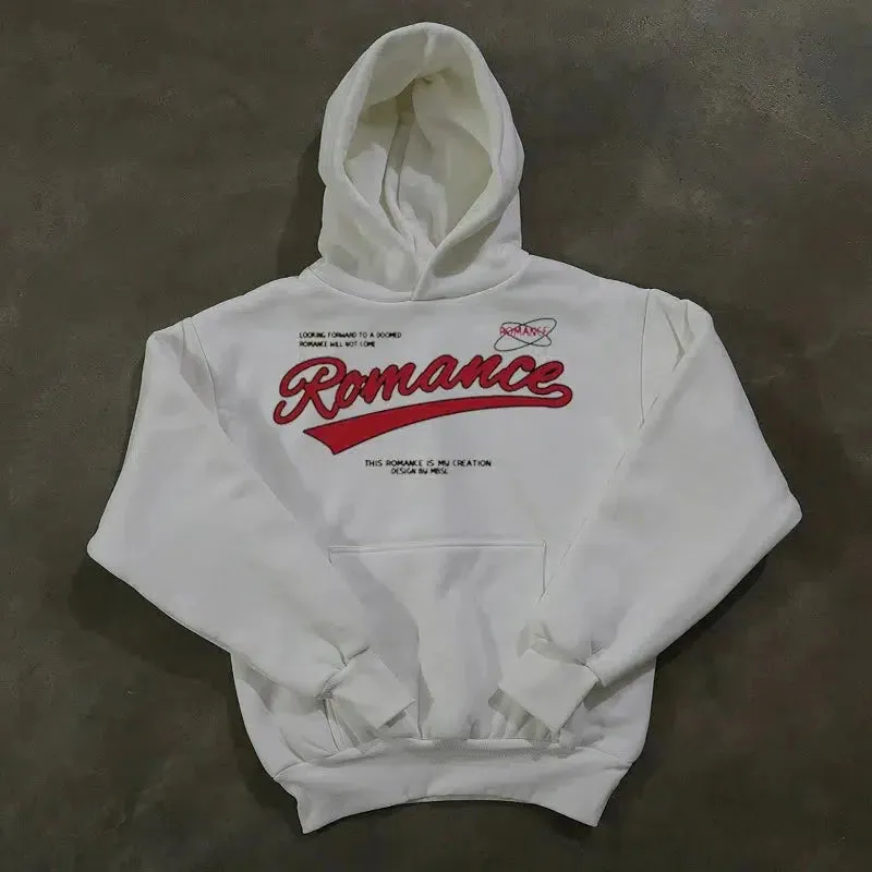 Vvsha  Christmas Gift Romance Script Graphic Hoodie