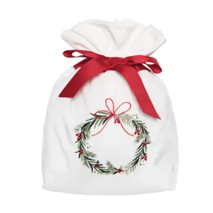 White Splendor Velvet Gift Bag