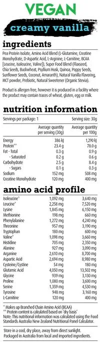 White Wolf Vegan Protein
