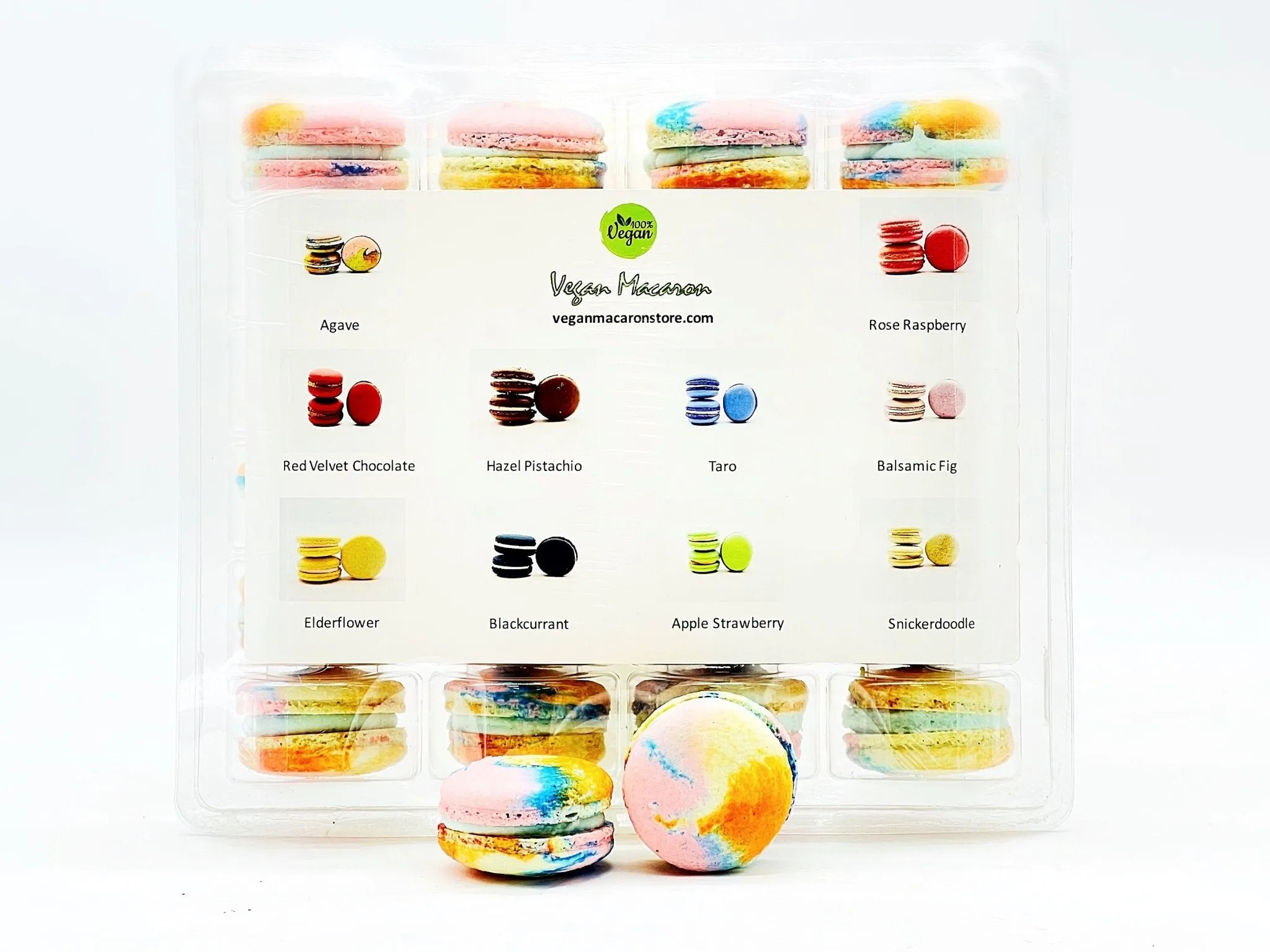 Wholesale Agave Vegan Macarons | Available in 24 & 48 Pack | A great addition for your bakery establishment or your next party