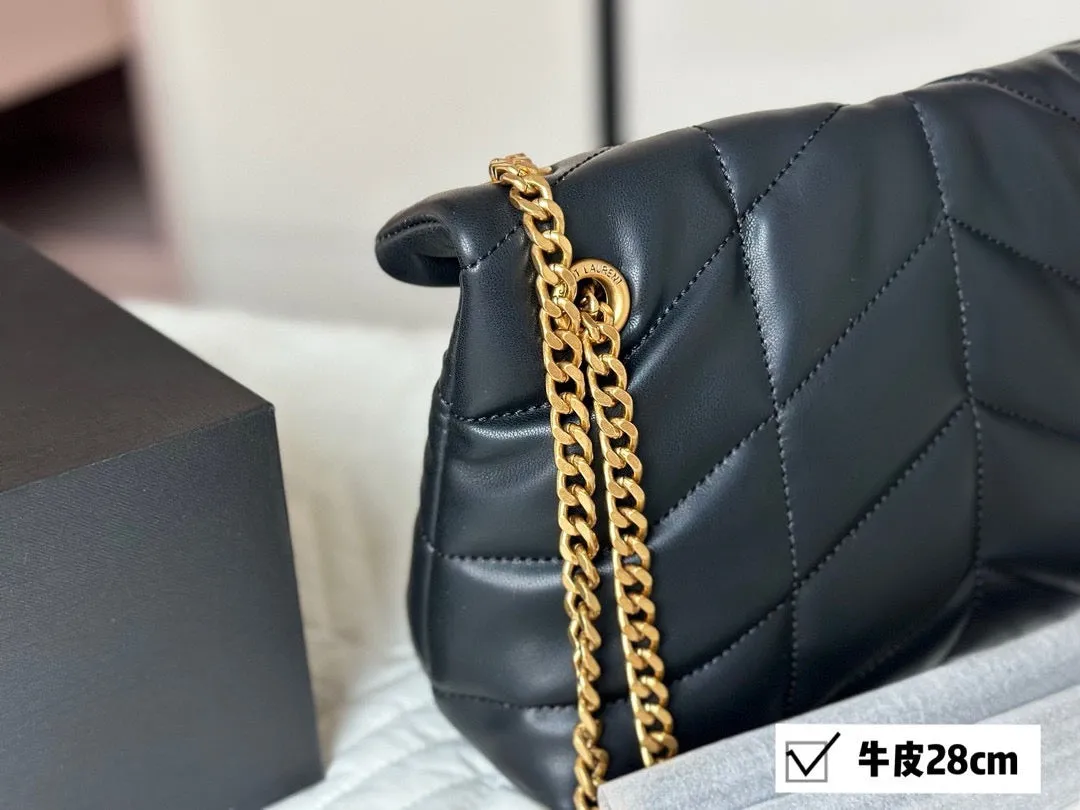 YSK356 PUFFER SMALL in Nappa Leather / 11x7.5x4.3inch
